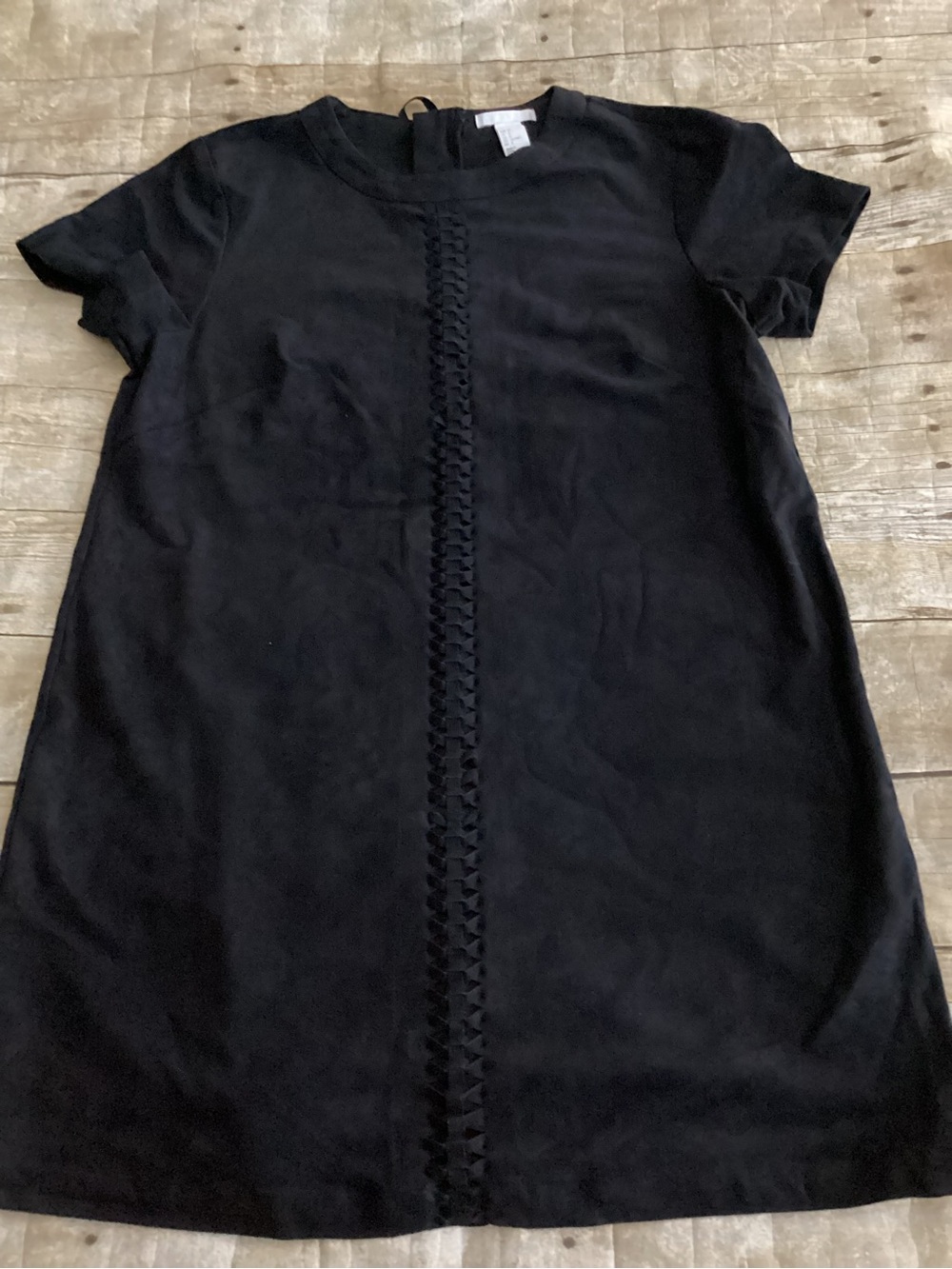 Black H&M Textured Front Mini Dress 🖤